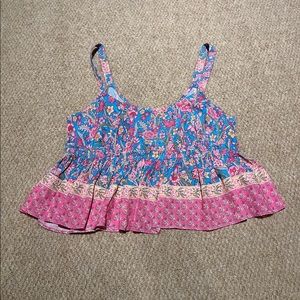 Anthropologie Plenty by Tracy Reese Floral Set